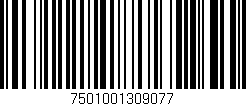 Código de barras (EAN, GTIN, SKU, ISBN): '7501001309077'