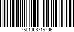 Código de barras (EAN, GTIN, SKU, ISBN): '7501006715736'