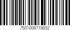 Código de barras (EAN, GTIN, SKU, ISBN): '7501006719932'