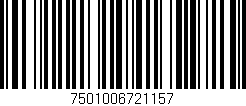 Código de barras (EAN, GTIN, SKU, ISBN): '7501006721157'