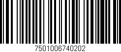 Código de barras (EAN, GTIN, SKU, ISBN): '7501006740202'