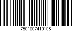 Código de barras (EAN, GTIN, SKU, ISBN): '7501007413105'