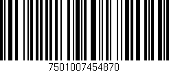 Código de barras (EAN, GTIN, SKU, ISBN): '7501007454870'