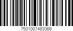 Código de barras (EAN, GTIN, SKU, ISBN): '7501007483368'