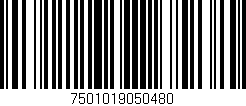 Código de barras (EAN, GTIN, SKU, ISBN): '7501019050480'