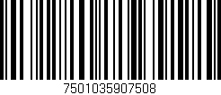 Código de barras (EAN, GTIN, SKU, ISBN): '7501035907508'
