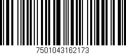 Código de barras (EAN, GTIN, SKU, ISBN): '7501043162173'