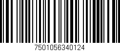 Código de barras (EAN, GTIN, SKU, ISBN): '7501056340124'