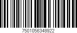 Código de barras (EAN, GTIN, SKU, ISBN): '7501056348922'