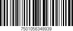 Código de barras (EAN, GTIN, SKU, ISBN): '7501056348939'