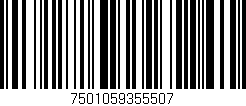 Código de barras (EAN, GTIN, SKU, ISBN): '7501059355507'