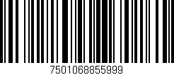 Código de barras (EAN, GTIN, SKU, ISBN): '7501068855999'