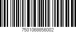 Código de barras (EAN, GTIN, SKU, ISBN): '7501068856002'