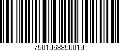Código de barras (EAN, GTIN, SKU, ISBN): '7501068856019'