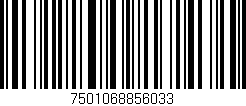 Código de barras (EAN, GTIN, SKU, ISBN): '7501068856033'