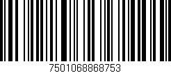 Código de barras (EAN, GTIN, SKU, ISBN): '7501068868753'