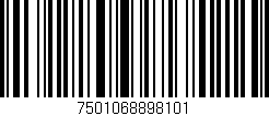 Código de barras (EAN, GTIN, SKU, ISBN): '7501068898101'