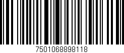 Código de barras (EAN, GTIN, SKU, ISBN): '7501068898118'