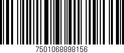 Código de barras (EAN, GTIN, SKU, ISBN): '7501068898156'