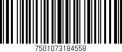 Código de barras (EAN, GTIN, SKU, ISBN): '7501073184558'