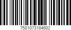 Código de barras (EAN, GTIN, SKU, ISBN): '7501073184602'