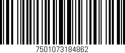 Código de barras (EAN, GTIN, SKU, ISBN): '7501073184862'