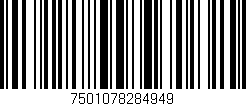 Código de barras (EAN, GTIN, SKU, ISBN): '7501078284949'