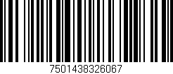 Código de barras (EAN, GTIN, SKU, ISBN): '7501438326067'