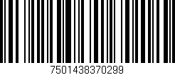 Código de barras (EAN, GTIN, SKU, ISBN): '7501438370299'