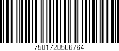 Código de barras (EAN, GTIN, SKU, ISBN): '7501720506764'