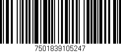 Código de barras (EAN, GTIN, SKU, ISBN): '7501839105247'