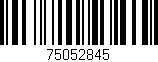 Código de barras (EAN, GTIN, SKU, ISBN): '75052845'