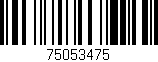 Código de barras (EAN, GTIN, SKU, ISBN): '75053475'