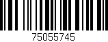 Código de barras (EAN, GTIN, SKU, ISBN): '75055745'