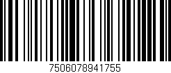 Código de barras (EAN, GTIN, SKU, ISBN): '7506078941755'