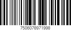 Código de barras (EAN, GTIN, SKU, ISBN): '7506078971998'