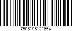 Código de barras (EAN, GTIN, SKU, ISBN): '7506195131664'