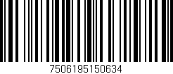 Código de barras (EAN, GTIN, SKU, ISBN): '7506195150634'
