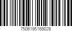 Código de barras (EAN, GTIN, SKU, ISBN): '7506195168028'