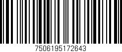 Código de barras (EAN, GTIN, SKU, ISBN): '7506195172643'