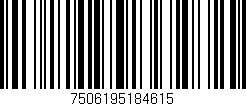 Código de barras (EAN, GTIN, SKU, ISBN): '7506195184615'