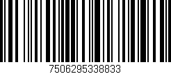 Código de barras (EAN, GTIN, SKU, ISBN): '7506295338833'
