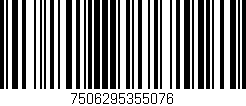 Código de barras (EAN, GTIN, SKU, ISBN): '7506295355076'