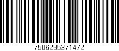 Código de barras (EAN, GTIN, SKU, ISBN): '7506295371472'