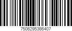 Código de barras (EAN, GTIN, SKU, ISBN): '7506295386407'