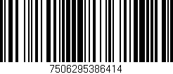 Código de barras (EAN, GTIN, SKU, ISBN): '7506295386414'