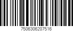 Código de barras (EAN, GTIN, SKU, ISBN): '7506306207516'