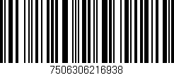 Código de barras (EAN, GTIN, SKU, ISBN): '7506306216938'
