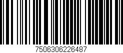Código de barras (EAN, GTIN, SKU, ISBN): '7506306226487'
