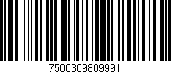 Código de barras (EAN, GTIN, SKU, ISBN): '7506309809991'